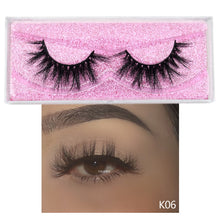 Load image into Gallery viewer, Visofree Mink Lashes 3D Mink Eyelashes 100% Cruelty free Lashes Handmade Reusable Natural Eyelashes Popular False Lashes Makeup