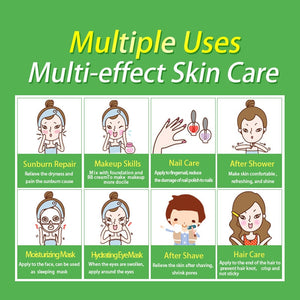 500g Aloe Soothing Face/Hand/Body Gel Aloe Vera Gel Skin Care Remove Acne Moisturizing Day Cream After Sun Lotions Aloe Gel