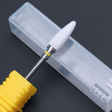 Load image into Gallery viewer, Ceramic Milling Cutter Manicure Nail Drill Bits Electric Nail Files Pink Blue Grinding Bits Mills Cutter Burr Accessories