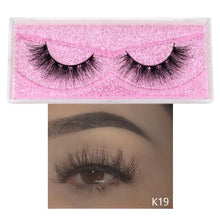 Load image into Gallery viewer, Visofree Mink Lashes 3D Mink Eyelashes 100% Cruelty free Lashes Handmade Reusable Natural Eyelashes Popular False Lashes Makeup