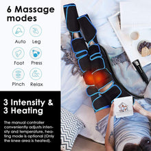 Load image into Gallery viewer, 360° Foot air pressure leg massager promotes blood circulation, body massager, muscle relaxation, lymphatic drainage device 2022