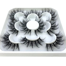 Load image into Gallery viewer, 2022 New 5 pairs natural false eyelashes fake lashes long makeup 3d mink lashes eyelash extension mink eyelashes short eyelashes