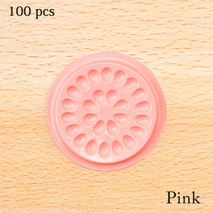 Wholesale Glue Gasket Eyelash glue holder Adhesive Pallet Eyelash Extension glue pads stand on eyelash plastic makeup tools