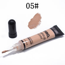 Load image into Gallery viewer, 12 color hose concealer concealer nourishing makeup foundation liquid covering black rim of the eye pock scar backing cream