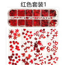 Load image into Gallery viewer, Holographic Butterfly Flakes Nail Art Glitter Sparkly 3D Laser Butterfly Sequins Tips DIY Polish Nail Art Decorations Manicure