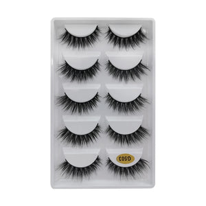MEISHENJIE 3/5/10 Pair 3D Mink Lashes Natural Eyelash Dramatic False Eyelashes Faux Cils Makeup Fake Eyelash Extension maquiagem