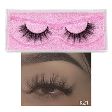 Load image into Gallery viewer, Visofree Mink Lashes 3D Mink Eyelashes 100% Cruelty free Lashes Handmade Reusable Natural Eyelashes Popular False Lashes Makeup