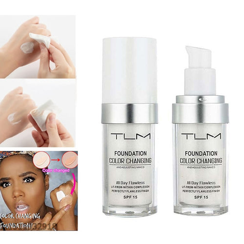 30ML Magic Color Changing Liquid Foundation Soft Makeup Base Nude Face Cover Concealer Long Lasting Makeup Skin Care TSLM2