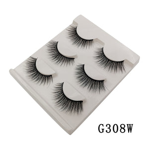 MEISHENJIE 3/5/10 Pair 3D Mink Lashes Natural Eyelash Dramatic False Eyelashes Faux Cils Makeup Fake Eyelash Extension maquiagem