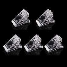 Load image into Gallery viewer, 100 Pcs Poly Nail Gel Quick Building Mold Tips Nail Dual Forms Finger Extension Nail Art UV Builder Easy Find Nail Tools