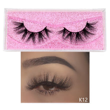 Load image into Gallery viewer, Visofree Mink Lashes 3D Mink Eyelashes 100% Cruelty free Lashes Handmade Reusable Natural Eyelashes Popular False Lashes Makeup
