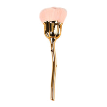 Load image into Gallery viewer, 1 Pc Nail Art Brush Soft Clean Dust Powder Pink Rose Flower Shape Blush Foundation Powder Make Up Brushes Women Cosmetics Tool