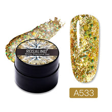Load image into Gallery viewer, ROSALIND Gel Nail Polish Glitter Paint Hybrid Varnishes Shiny Top Base Coat For Nails Set Semi Permanent For Manicure Nail Art