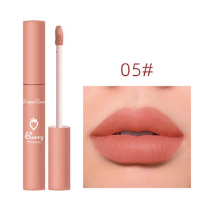 3 Pcs Sweet Liquid Lipstick Set Matte Velvet Lip Glaze Waterproof Long Lasting Non-marking Natural Lip Tint Cosmetic Kit YZL1