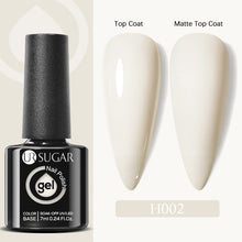 Load image into Gallery viewer, UR SUGAR 7.5ml 7ml Glass Bottle Milky Jelly White Gel Nail Polish White Color UV Led Gel Varnish For Manicure Nail Art Base Top