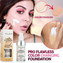 Load image into Gallery viewer, TLM 30ML Color Changing Foundation Makeup Base Liquid Cover Concealer Long Lasting Primer Sombras Skin Care Face Foundation