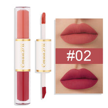 Load image into Gallery viewer, 5 In 1 Matte Lipstick Velvet Sexy Red Lip Tint Long Lasting Non-stick Cup Lip Gloss Set Lip Oil Female Makeup Cosmetic Kit