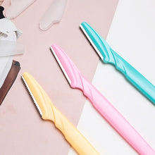 Load image into Gallery viewer, 3/10Pcs Eyebrow Razor Eyebrow Trimmer Women Face Razor Hair Remover Eye Brow Shaver Blades for Cosmetic Beauty Makeup Tools