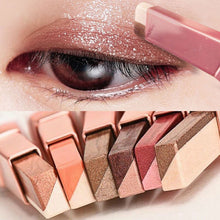 Load image into Gallery viewer, Double Color Glitter Eye shadow Stick Matte Eyeshadow Makeup Waterproof Bicolor Shimmer Cosmetics Beauty Makeup Tool
