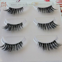 Load image into Gallery viewer, NEW Wholesale Mink Eyelashes 3pair lashes invisible band mink lashes reusable false eyelashes Makeup in Bulk