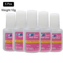 Load image into Gallery viewer, 10g Fast Drying Nail Glue for False Nails Glitter Acrylic Nail Rhinestone Decoration Extension Glue Adhensive Nail Care Tool