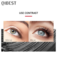 Load image into Gallery viewer, QIBEST Black Mascara Eyelashes Mascara 4D Silky Eyelashes Lengthening Eyelashes Makeup Waterproof Mascara Volume Eye Cosmetics