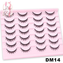Load image into Gallery viewer, AYRMILLA Natural False Eyelashes 5/10/14Pairs Dramatic 3D Mink Lashes Thick Fake Eyelash Extension Faux Cils Makeup maquiagem