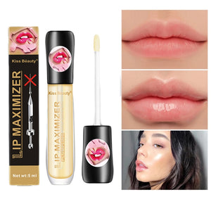 Instant Volumising Lips Plumper Repairing Reduce Lip Fine Lines Mask Long Lasting Moisturizer Care Lip Oil Sexy Plump Serum 5ml