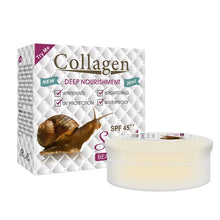 Load image into Gallery viewer, Snail Collagen Sunscreen Face Body Skin Care SPF45++ UV Sun Protection Cream Oil-Control Moistens Brightens Skin Pearl Concealer