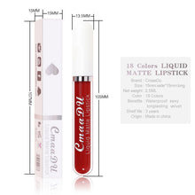 Load image into Gallery viewer, Sexy Long Lasting Velvet Matte Lip Gloss Liquid Lipstick Lip Makeup Women Beauty Red Nonstick Cup Waterproof Lip Gloss YZL2