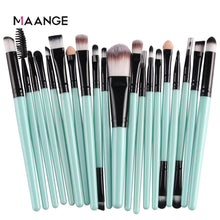 Load image into Gallery viewer, MAANGE 3/20 Pcs Makeup Brush Set Pro Eyeshadow Blending Foundation Powder Eyebrow Brush Double Head Brush Beauty Make Up Kits