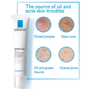 Effaclar K+ La Roche Posay Acne Spots Removal Cream Removing Blackheads Control Oil Shrinking Pores Face Care Serum Gel 40ml