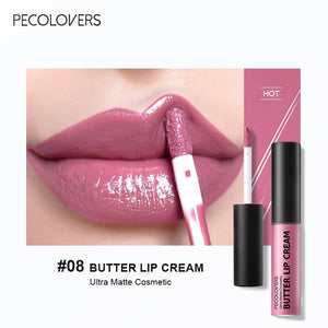 1Pc Sexy Velvet Matte Lipstick Waterproof Long Lasting Lip Gloss Non Stick Cup Red Lipgloss Glaze Cosmetic Women Makeup Lipstick