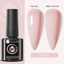 Load image into Gallery viewer, UR SUGAR 7.5ml 7ml Glass Bottle Milky Jelly White Gel Nail Polish White Color UV Led Gel Varnish For Manicure Nail Art Base Top
