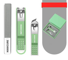 Load image into Gallery viewer, Germany nail clipper set a full set of new high-grade men and women on special nails cut nail clippers pedicure tool boxes