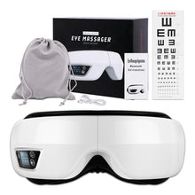 Load image into Gallery viewer, Eye Massager 6D Smart Airbag Vibration Eye Care Instrument Hot Compress Bluetooth Eye Massage Glasses Fatigue Pouch &amp; Wrinkle