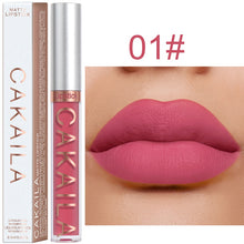 Load image into Gallery viewer, Sexy Long Lasting Velvet Matte Lip Gloss Liquid Lipstick Lip Makeup Women Beauty Red Nonstick Cup Waterproof Lip Gloss YZL2