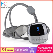 Load image into Gallery viewer, Micro-current Cervical Spine Massager Electric Neck Massager Smart TENS+EMS Portable Hot Compress Shoulder and Neck Massager