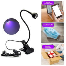 Load image into Gallery viewer, Led Ultraviolet Lights Lampe Uv Led Desk Lamp Mini Uv Gel Curing Light Nail Dryer for Diy Nail Art for Cash Medical Detector