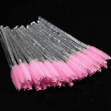 Load image into Gallery viewer, Eyelash Extension Disposable Eyebrow brush Mascara Wand Applicator Spoolers Eye Lashes Cosmetic Brushes Set makeup tools