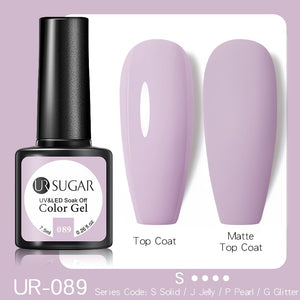 UR SUGAR 7.5ML Dark Blue Matte Top Coat Color UV Nail Gel Polish Semi Permanent Soak Off UV LED Gel Nail Gel Nail Art DIY Design