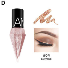 Load image into Gallery viewer, Eye Shadow Pearlescent Diamond Eye Shadow Liquid 5-color Sequins MakeUp Smooth Mini Fine Brush Eyeliner Shine And Head
