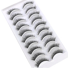 Load image into Gallery viewer, 41 Styles 10 pairs natural long 3D mink false eyelashes fake lashes makeup kit Mink Lashes extension eye lashes short eyelashes