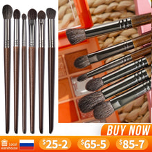 Load image into Gallery viewer, OVW Cosmetic 2/6 pcs Makeup Eye Shadow Brush Set Goat Hair Tool Ultra Soft Make Up Tapered Blender Diffuse Kit Cut Crease Brush