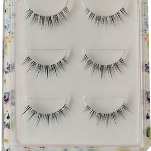 NEW Wholesale Mink Eyelashes 3pair lashes invisible band mink lashes reusable false eyelashes Makeup in Bulk