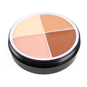 4 Colors Makeup Concealer Palette Waterproof Moisturizing Face Contour Bronzer Make Up Face Foundation Cream Concealer