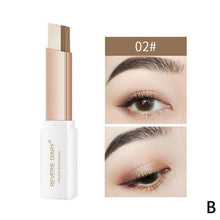 Load image into Gallery viewer, Double Color Glitter Eye shadow Stick Matte Eyeshadow Makeup Waterproof Bicolor Shimmer Cosmetics Beauty Makeup Tool