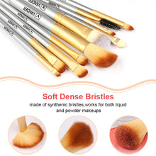 Load image into Gallery viewer, 6-13Pcs Makeup Brushes Set  Soft Fluffy for Cosmetics Foundation Blush Powder Eyeshadow Kabuki Blending Lip Eyeline Beauty Tools