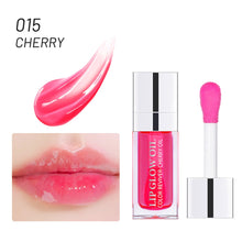 Load image into Gallery viewer, Crystal Jelly Moisturizing Lip Oil Plumping Lip Gloss Makeup Sexy Plump Lip Glow Oil Tinted Lip Plumper 6ml 1 Piece