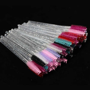 Eyelash Extension Disposable Eyebrow brush Mascara Wand Applicator Spoolers Eye Lashes Cosmetic Brushes Set makeup tools